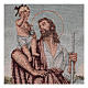 Wandteppich Heiliger Christophorus 50x30 cm s2