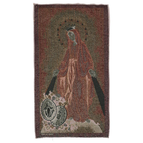 The Miraculous medal tapestry  50x30 cm 3