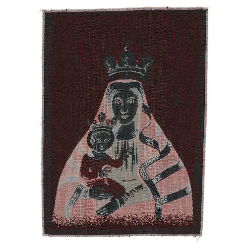 Blessed mother and child tapestry 15x11" 3
