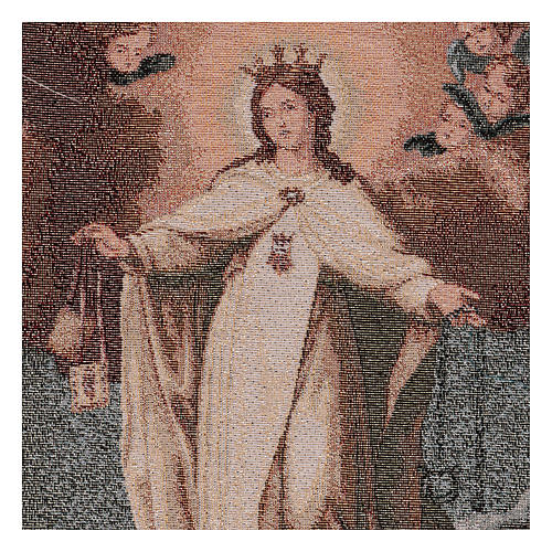 Our Lady of Mercy tapestry 18x11" 2