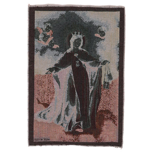 Our Lady of Mercy tapestry 18x11" 3