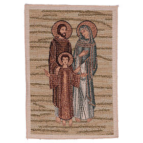 Wandteppich Heilige Familie Mosaikoptik 40x30 cm