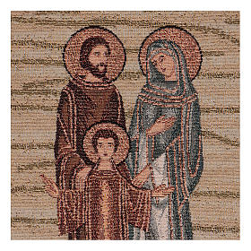 Holy Family mosaic tapestry 40x30 cm