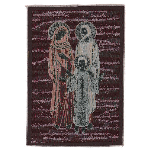 Holy Family mosaic tapestry 40x30 cm 3