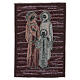 Holy Family mosaic tapestry 40x30 cm s3