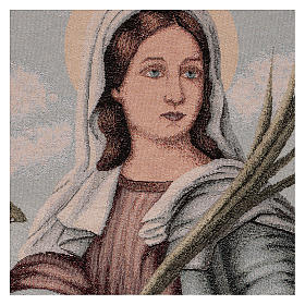 Wandteppich Heilige Lucia 55x40 cm