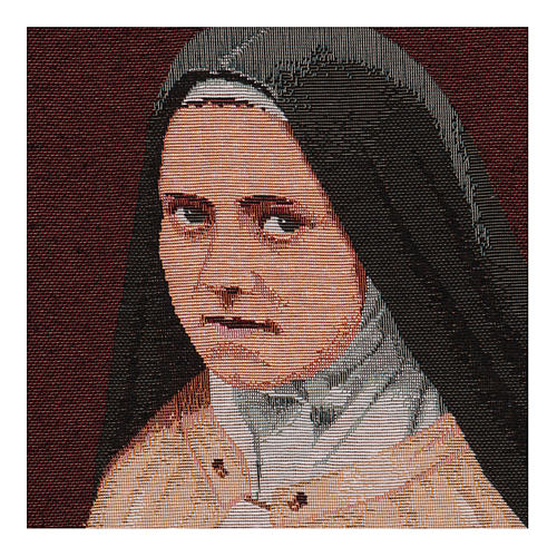 Tapisserie Ste Thérèse de l'Enfant-Jésus 40x30 cm 2