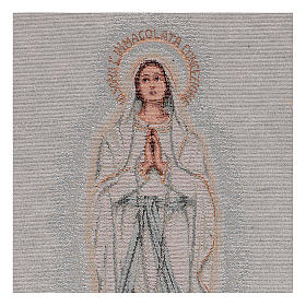 Our Lady of Lourdes tapestry 45x30 cm