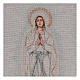 Our Lady of Lourdes tapestry 45x30 cm s2