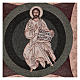 Christ Pantocrator in circle tapestry 40x40 cm s2