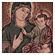 Wandteppich Madonna della Consolata 55x40 cm s2