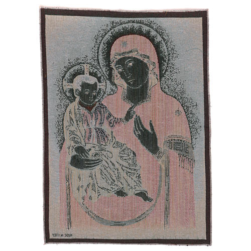 Our Lady of Consolation tapestry 55x40 cm 3