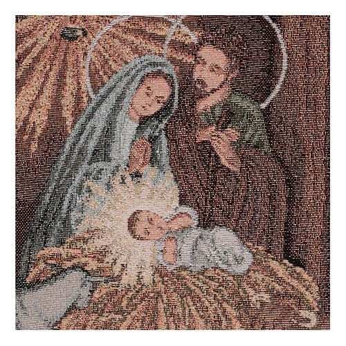 Wandteppich Geburt Christi 45x30 cm 2