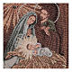 Wandteppich Geburt Christi 45x30 cm s2
