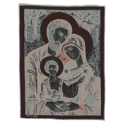 Byzantine Holy Family tapestry 40x30 cm 3
