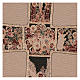 Life of Christ cross tapestry 22x15" s2