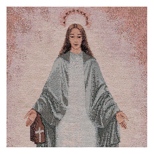 Wandteppich Maria vom Berge Karmel 45x30 cm 2
