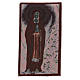 Our Lady of Lourdes with roses tapestry 20.5x16" s3