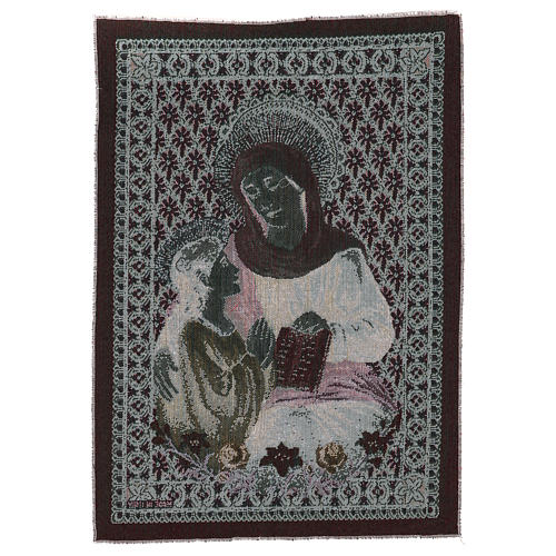 Wandteppich Heilige Anna und Maria 55x40 cm 3