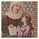 Saint Anne and Mary tapestry 21.5x15" s2