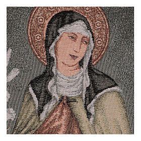 Wandteppich Heilige Klara 40x30 cm