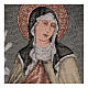 Saint Clare tapestry 40x30 cm s2