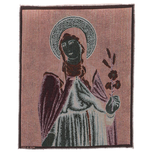 Saint Clare tapestry 19x15.5" 3