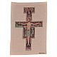 Crucifix of Saint Damien tapestry 40x30 cm s1