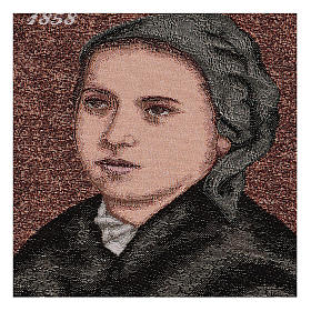 Wandteppich Bernadette Soubirous 35x30 cm