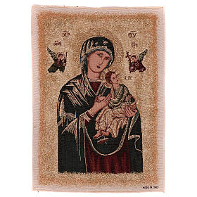 Our Lady of Perpetual help tapestry 21x15"