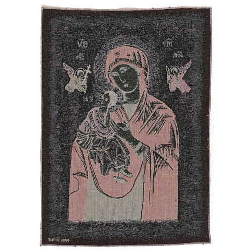 Our Lady of Perpetual help tapestry 21x15" 3