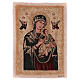 Our Lady of Perpetual help tapestry 21x15" s1