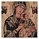 Our Lady of Perpetual help tapestry 21x15" s2
