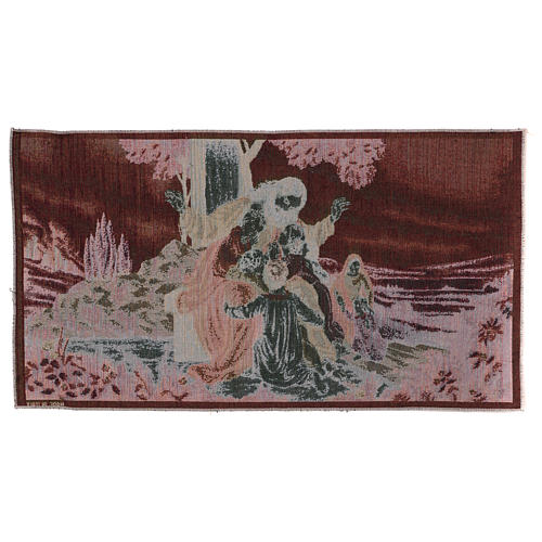 Jesus with children tapestry 35x60 cm 3
