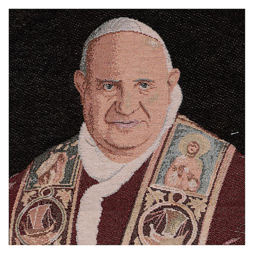 Pope John XXIII tapestry 13x24" 2