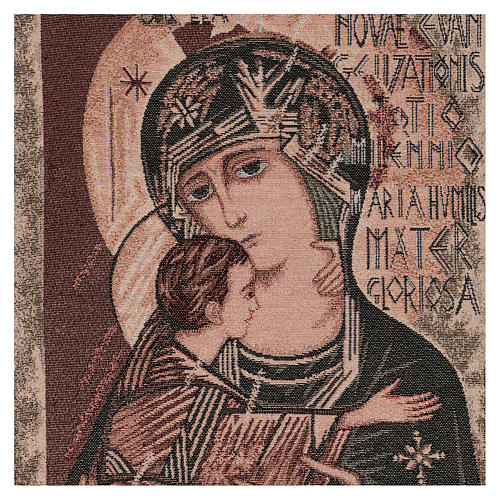 Wandteppich Madonna des dritten Jahrtausends 55x40 cm 2