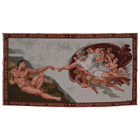 The Creation of Adam tapestry 70x130 cm