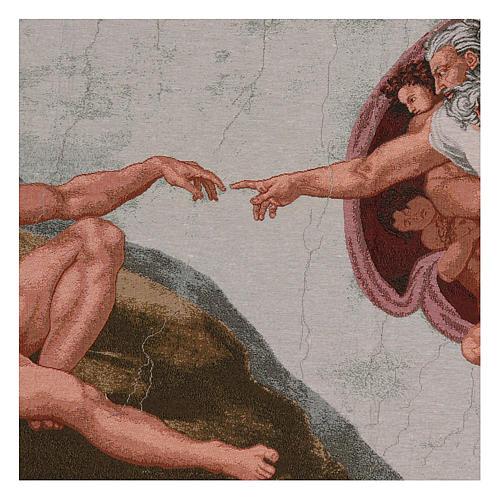 The Creation of Adam tapestry 70x130 cm 2