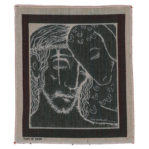 The Good Shepherd of Kiko tapestry 40x30 cm 3
