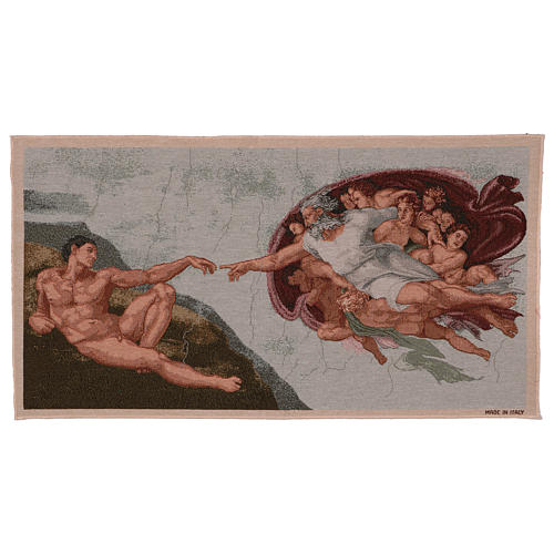 The Creation of Adam tapestry 35x60 cm 1