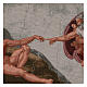 The Creation of Adam tapestry 35x60 cm s2