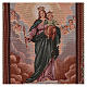 Wandteppich Maria, Hilfe der Christen, mit Rahmen und Schlaufen 50x40 cm s2