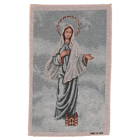 Wandteppich Madonna von Medjugorje 45x30 cm