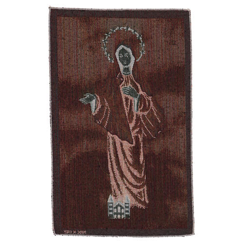 Wandteppich Madonna von Medjugorje 45x30 cm 3