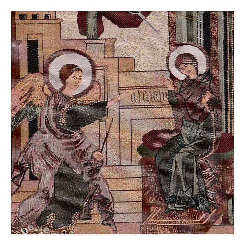 Tapiz Anunciación Bizantina 30x30 cm 2