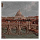 Castel Sant'Angelo tapestry with frame and hooks 70x120 cm s2