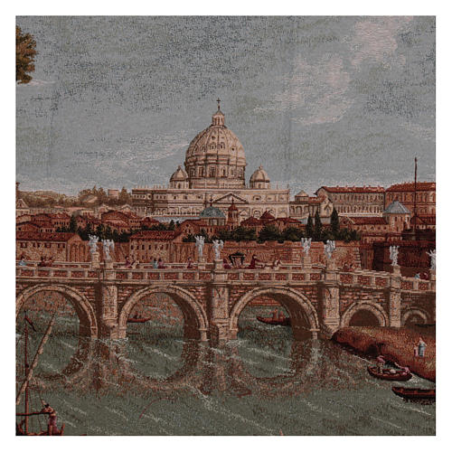 Castel Sant'Angelo wall tapesry with loops 28x46" 2