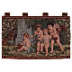 Putti tapestry with frame and hooks 60X120 cm s1