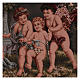 Putti tapestry wall hanging with loops 23.5x47" s2