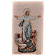 Wandteppich Heilige Jungfrau mit Engel 50x30 cm s1